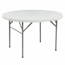 Location table ronde pliante 120cm en région parisienne